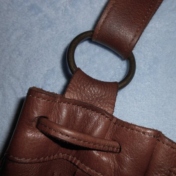 McFadin fringed leather shoulder / crossbody bag - Picture 10 of 13